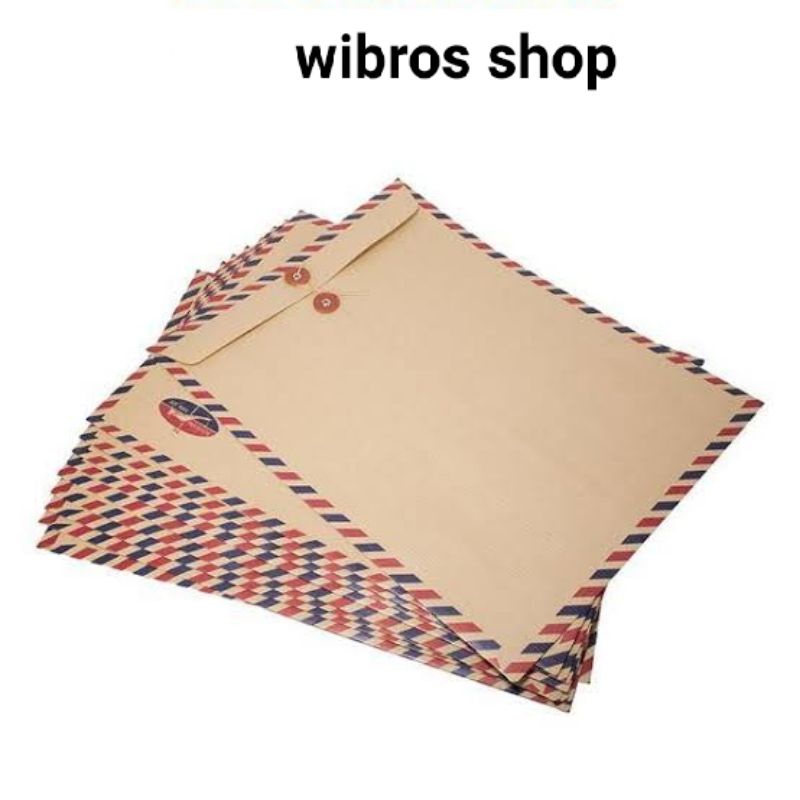 

amplop coklat tali 312 air mail