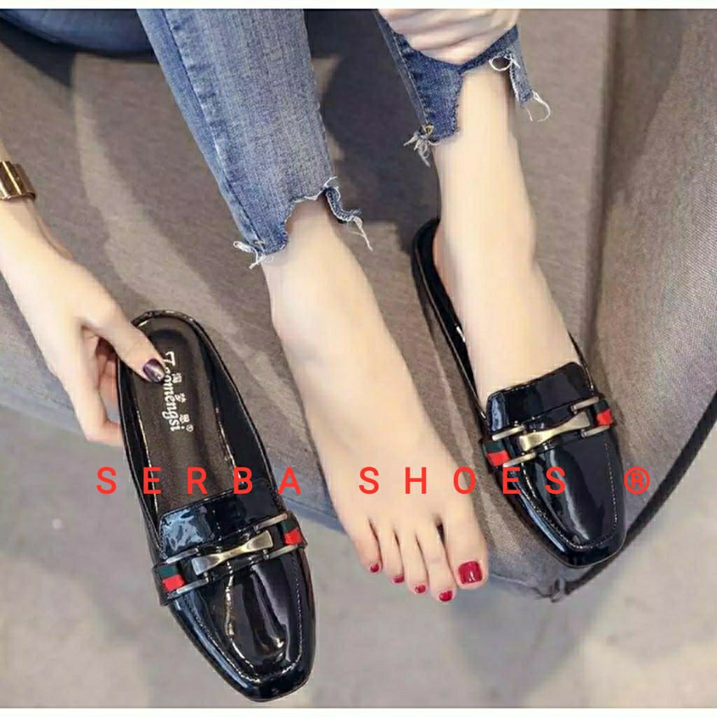 FLATSHOES WANITA TERBARU GLOSSY ADT 09