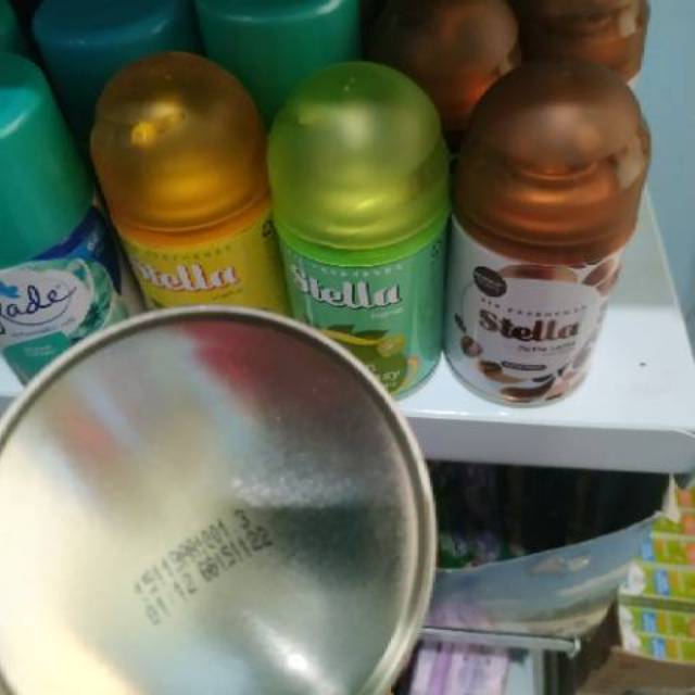 Stella home 225 ml pengharum ruangan matic refill air freshener metik refil lemon Apple caffe latte