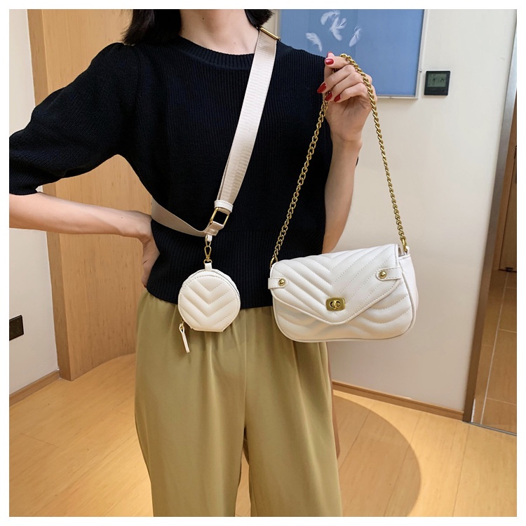 Tas Wanita Tas Selempang Slingbag Sling Bag Import Tas Fashion Premium Kulit Tas Bahu Terbaru 2022 2 in 1 kode 8192