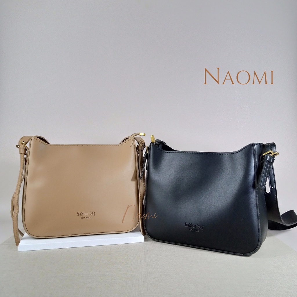 NAOMI - Olivia Hand Bag Import Wanita Premium Bag - Tas Selempang Wanita Kulit Sintetis PU - Fashion Bag Besar Daily Harian - Simple - Lembut - Tas Wanita - Tas Naomi - Naomi Bag - women bag