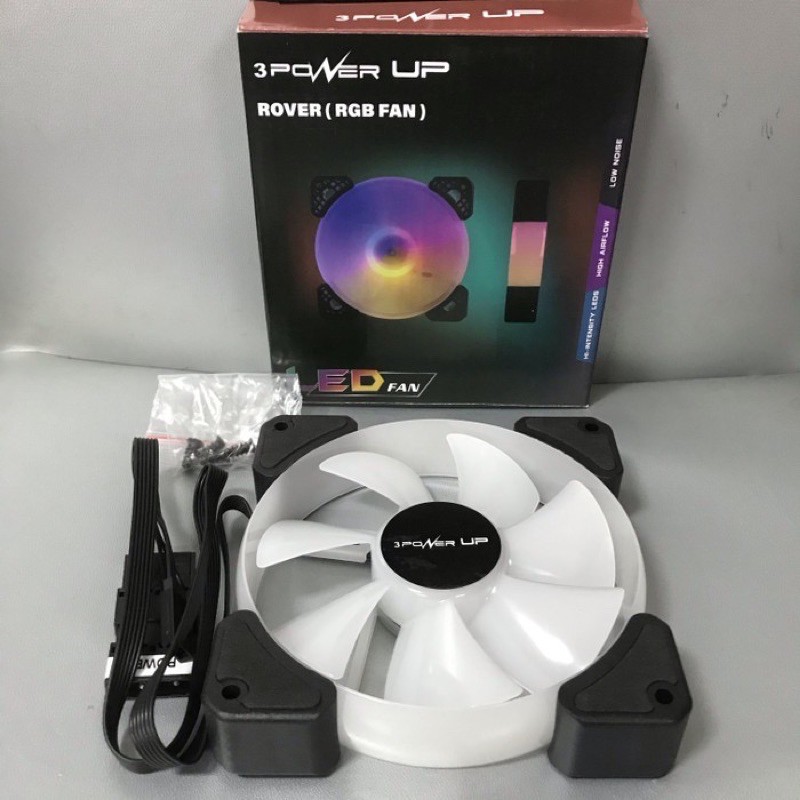 FAN CASING / POWER UP ROVER RGB Auto Fan Casing 12CM AUTO RING LED