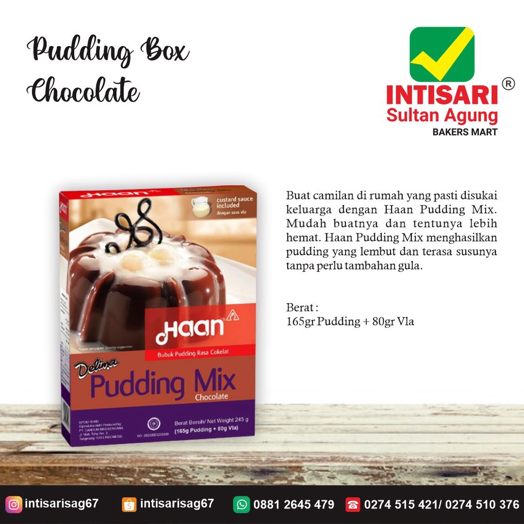

Haan Delima Cokelat 165 gr
