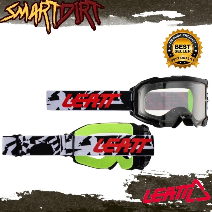 KACAMATA MOTOR LEATT GOGGLE VELOCITY 4.5 ZEBRA MTB LEATT 4.5 ORIGINAL