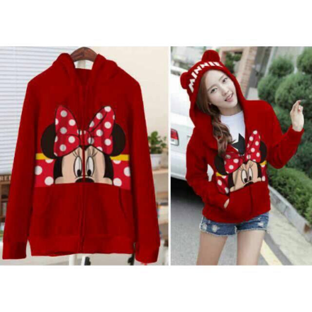 JACKET MINIE BABYTERRY ADA SLETING DAN HOODIE FIT L