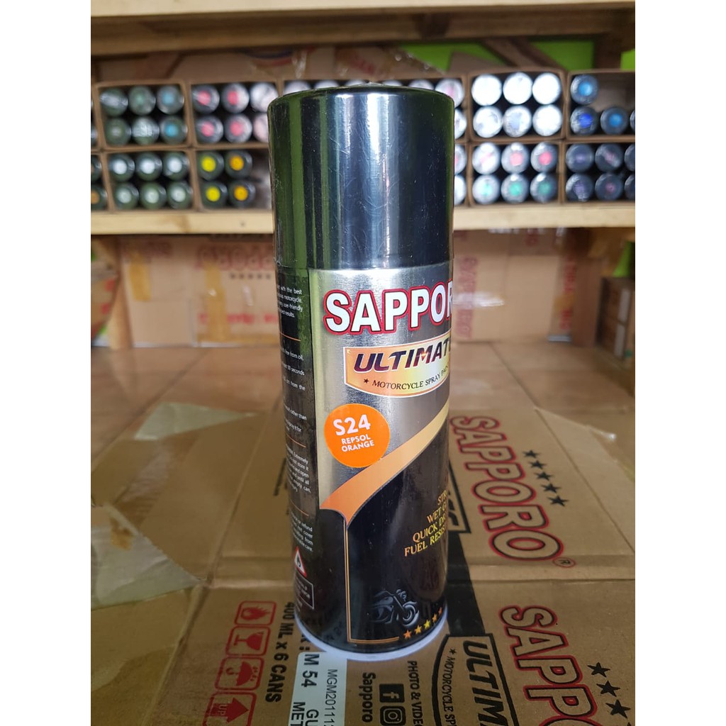 

S24-Repsol Orange: Sapporo ULTIMATE Paint/Cat Semprot Sapporo/Pilok