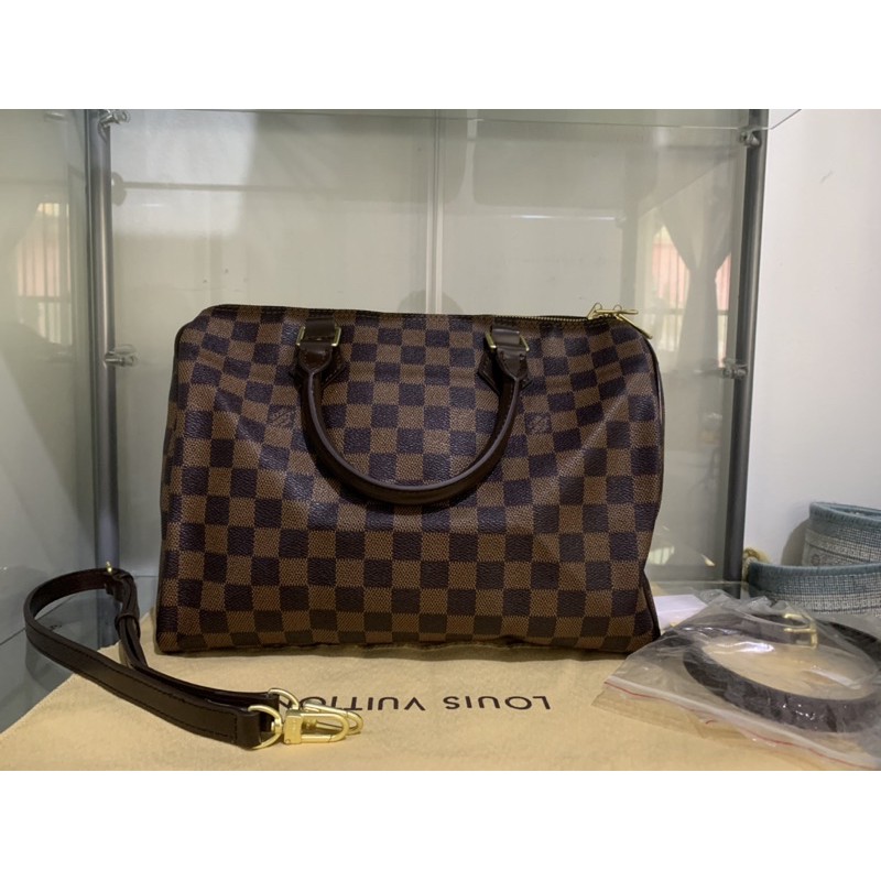 Like new preloved LV speedy bandou damiere 30