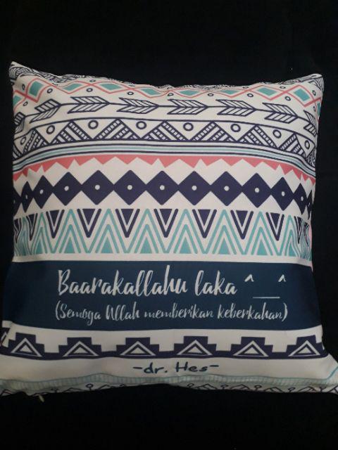 Bantal Custom Wedding Hijab Mewah