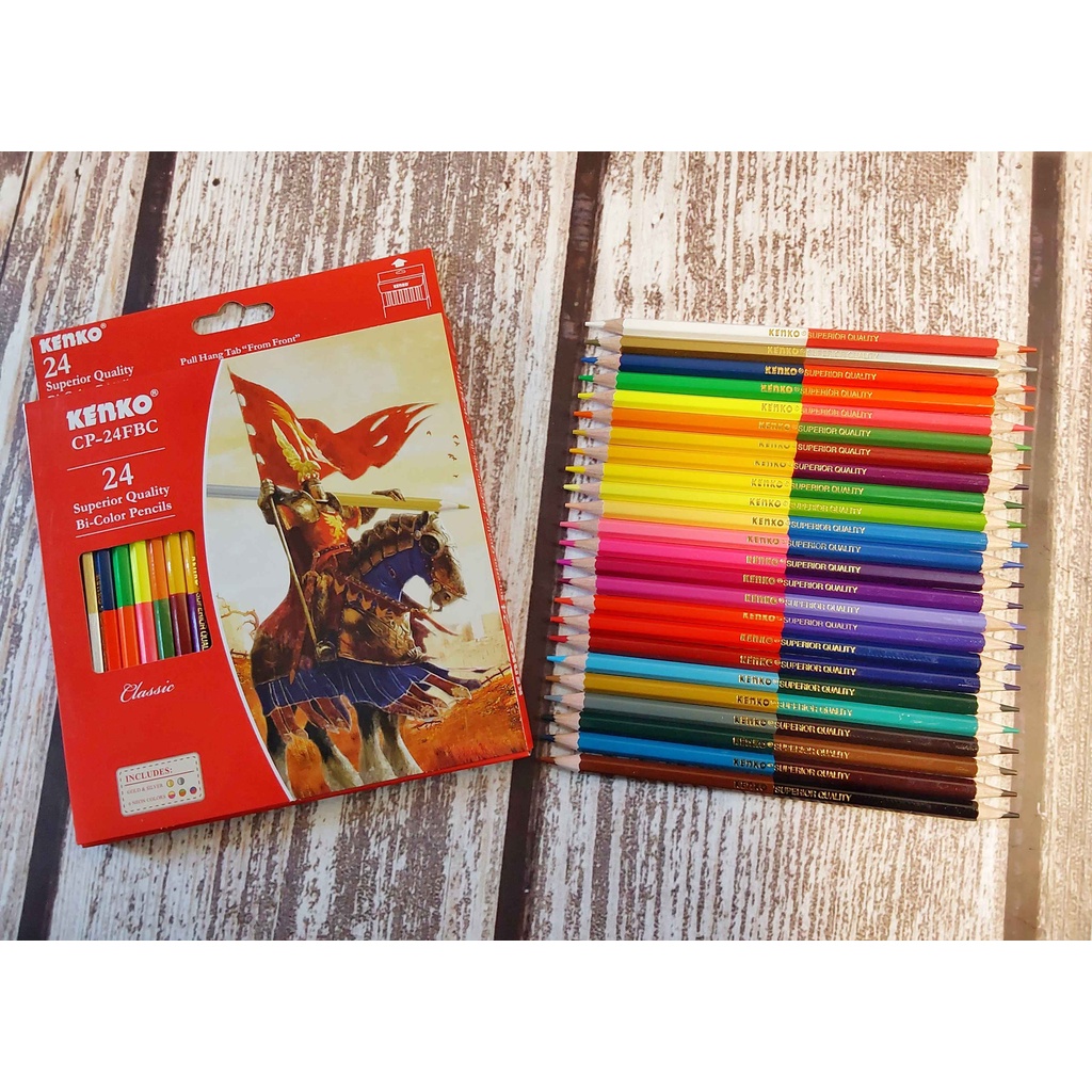 PENSIL WARNA KENKO 24 WARNA CP-24FBC / KENKO 24 WARNA / PENSIL WARNA KENKO CP-24FBC-2
