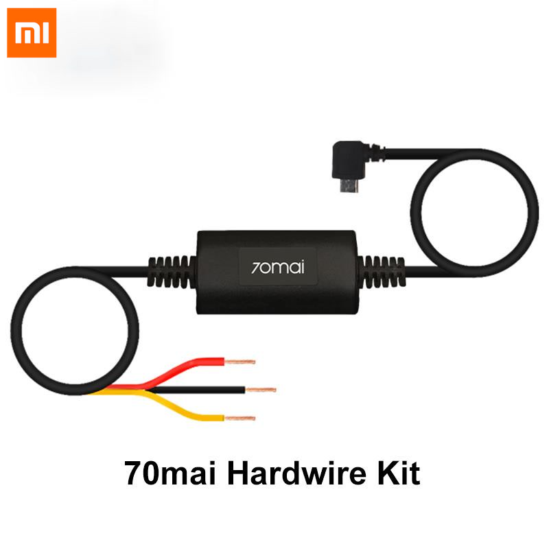 70mai Kabel Monitor Parkir 70mai 4K A800, WIDE, PRO 70mai Hardwire Kit Untuk Parkir Mobil 24H