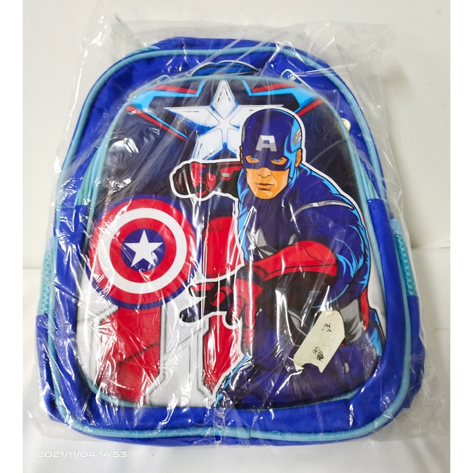 Tas Sekolah Anak Karakter Kartun Captain America