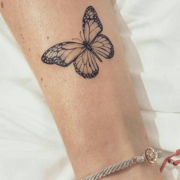 PROMOSI  9.9 Tato Temporer/Stiker Tato Minimalis - KU - Tato kupu kupu Tato Butterfly Tato kecil [KO