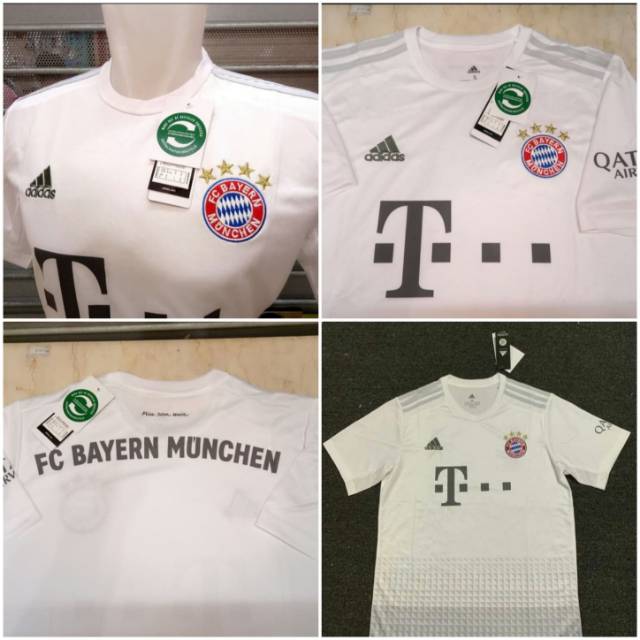 JERSEY BOLA BAYERN MUNCHEN AWAY NEW 2019/20 GRADE ORI