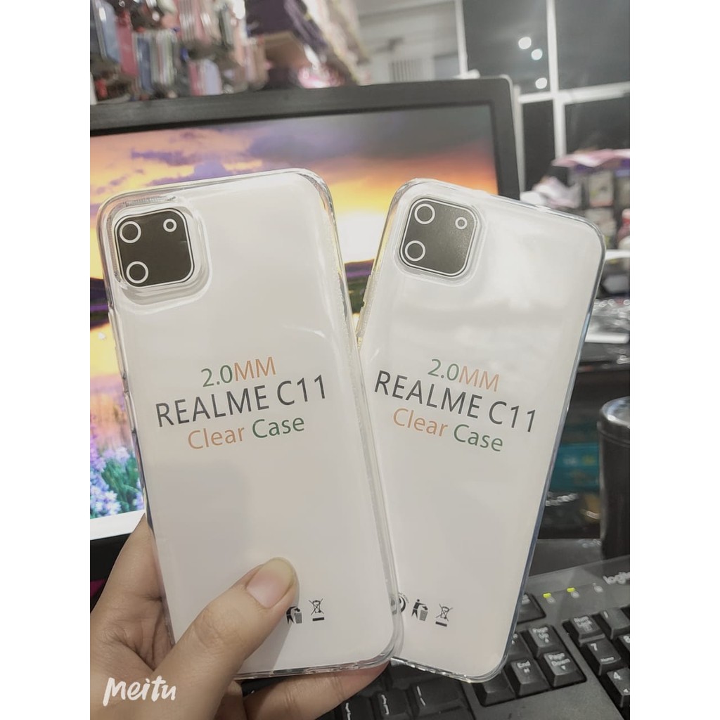 Soft Case OEM Transparan Realme C11 6.5 Inchi Clear Ultra Thin TEBAL 2.0mm SUPER CLEAR