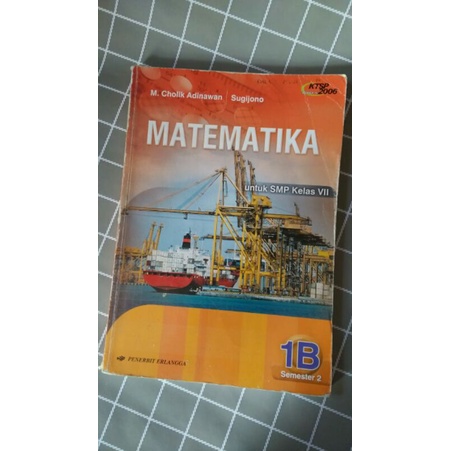 buku bekas matematika smp kelas 7 erlangga
