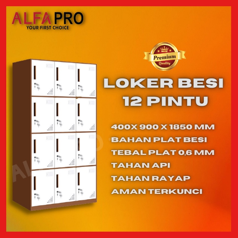 Loker Besi 12 Pintu Steel Cabinet Lemari File Filling Cabinet Locker Besi 12 Pintu