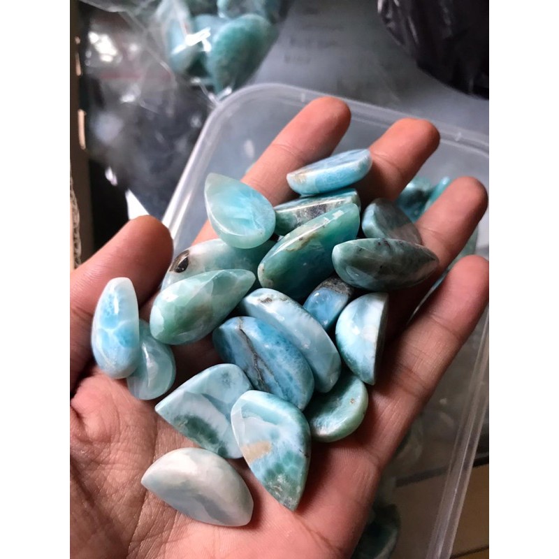 Natural Larimar Cabochon