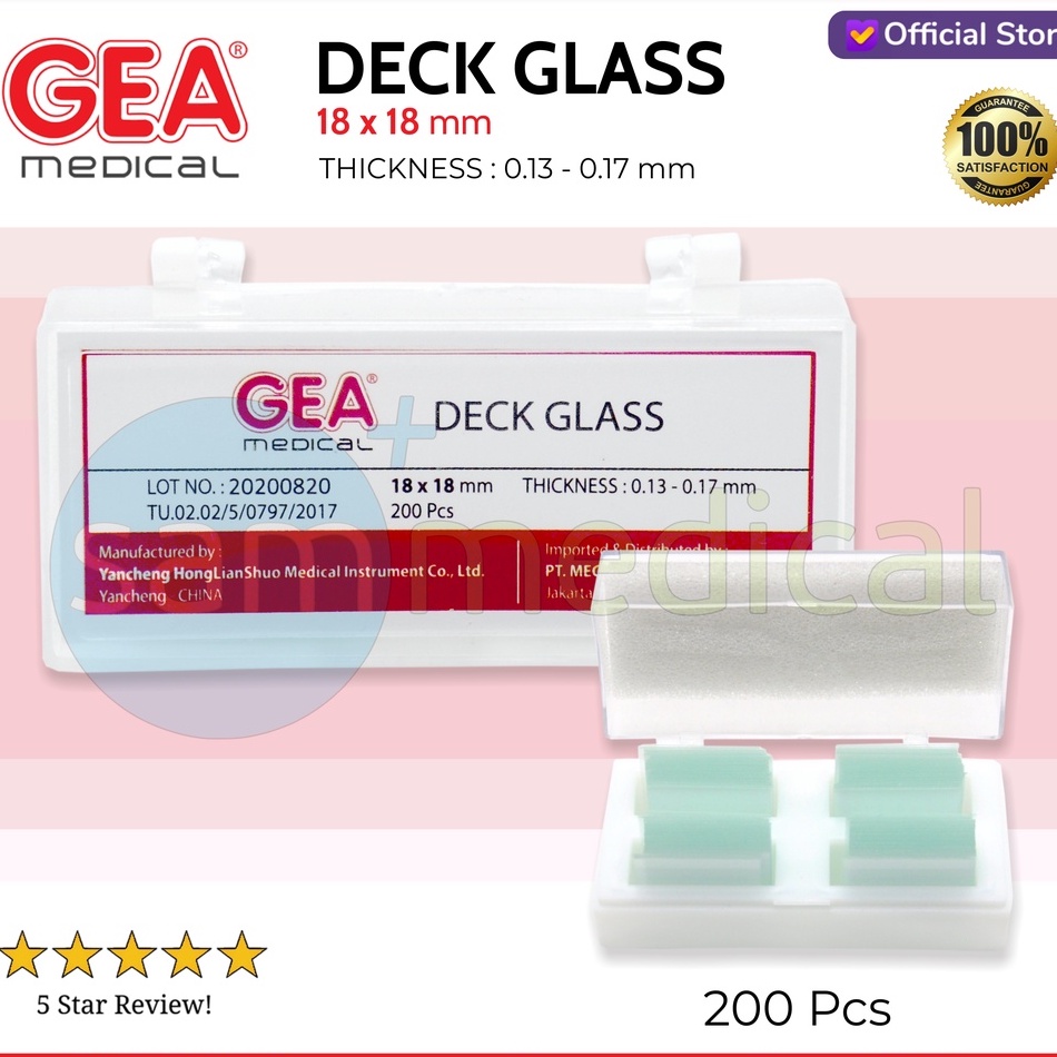 GEA Cover Glass / Deck Glass @200pcs