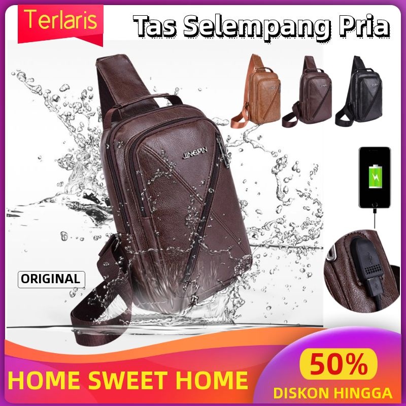 Tas Selempang Dada Pria / Waaistbag Pria Tas Selempang Pria