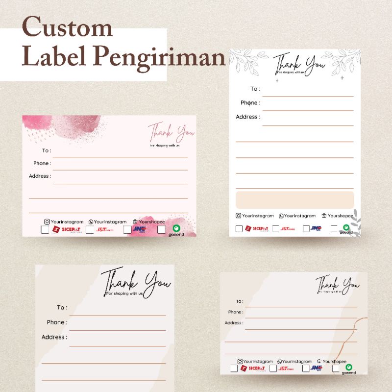 

Cetak Stiker Label Pengiriman, Custom Stiker Label Pengiriman