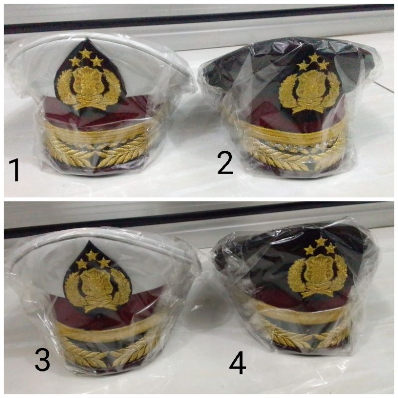 MINIATUR TOPI POLISI MINIPAD POLISI MINI PATCH POLISI TOPI MINI AKPOL TOPI MINI PAMEN TOPI MINI PAMA