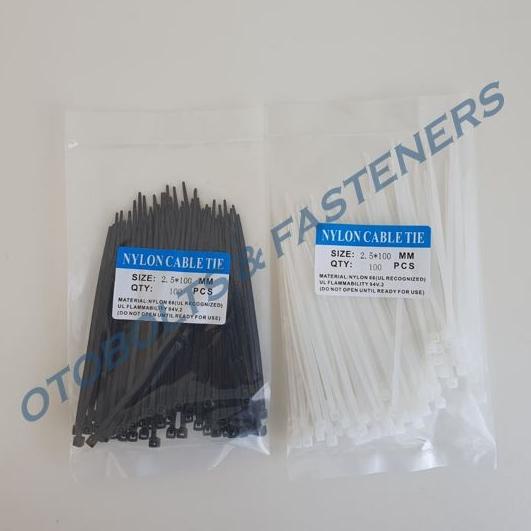 

Kabel Ties / Insulock / Insulok / Cable Ties 2.5 x 100mm 10cm 100pcs otobol75 Ayo Beli