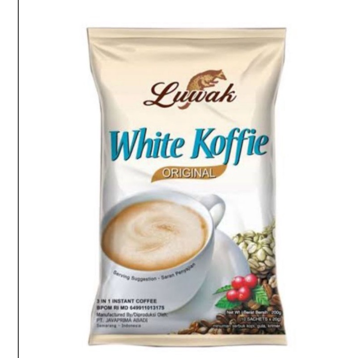 

Luwak white kofie original 10x20 gram