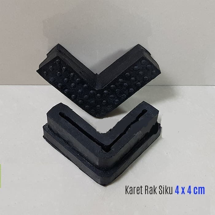 

kaki karet siku 4x4 cm