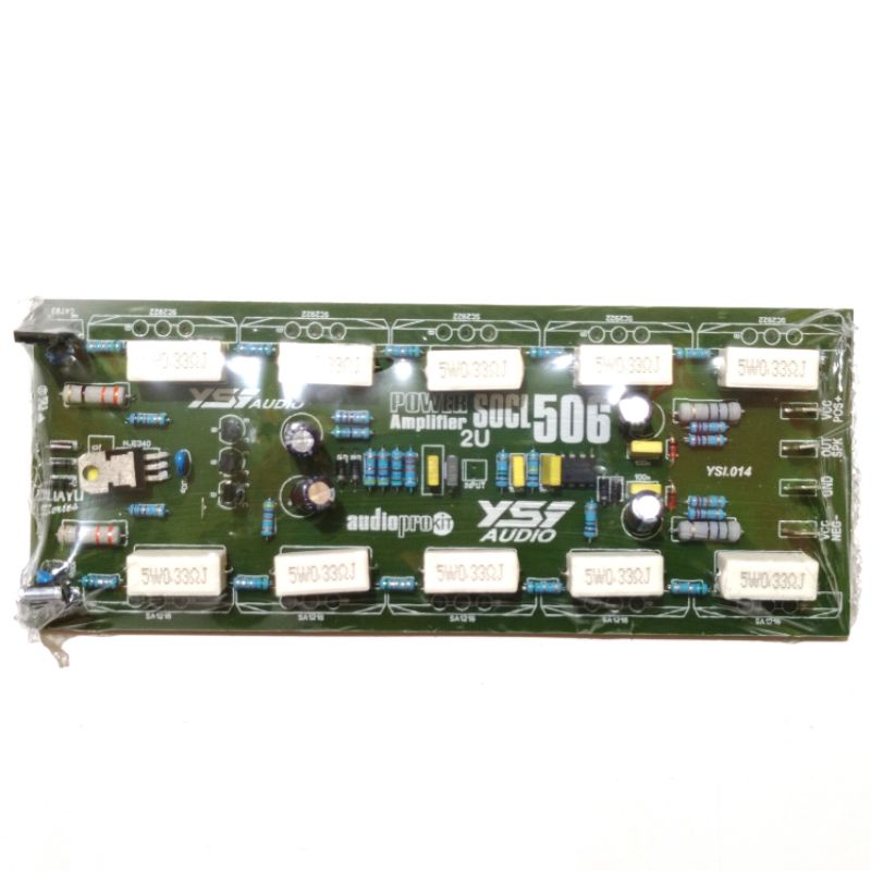 KIT Driver Power Amplifier SOCL 506 + Panel untuk 5 Set Transistor Final SANKEN