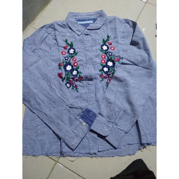 Kemeja Bordir Preloved