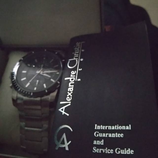 Jam tangan Alexandre Christie ACF6141 + Kemeja Henry Adams Original