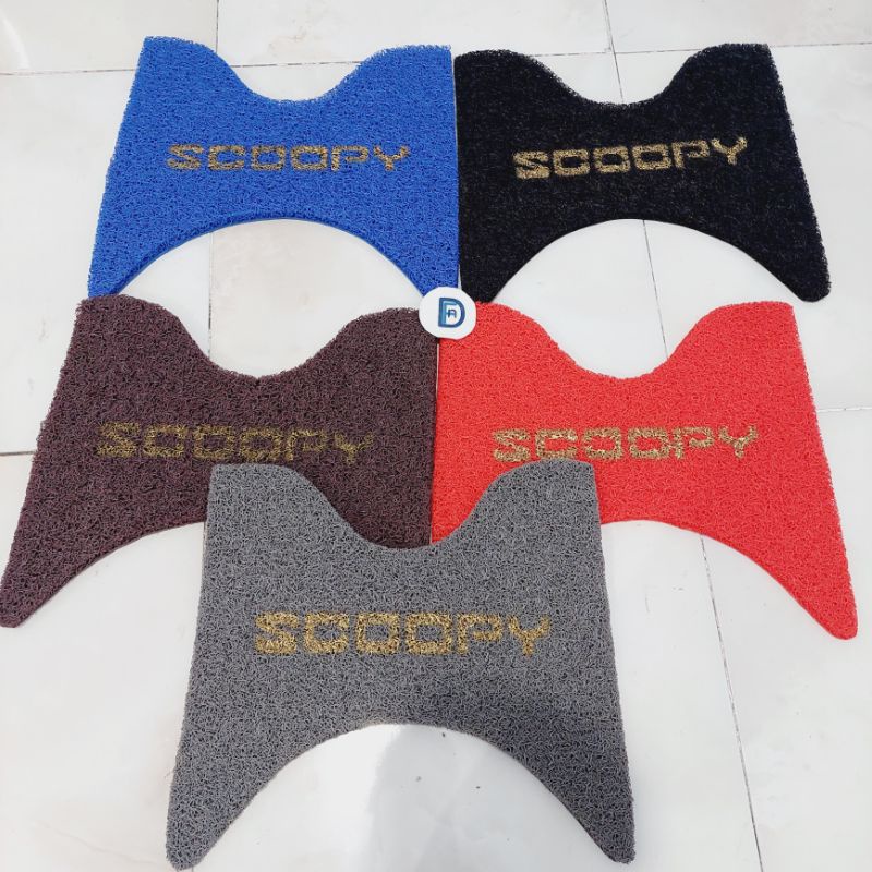 KARPET PIJAKAN KAKI ALAS KAKI HONDA SCOOPY SPORTY STYLISH 2019 PIJAKAN KAKI KESET MOTOR MIE HUN