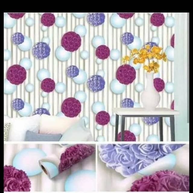 Wallpaper dendelion pengantin 10mter