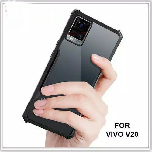 Case VIVO V20/V20 SE Anti-fall  Airbag HardCase Shockproof Armor Transparan Casing