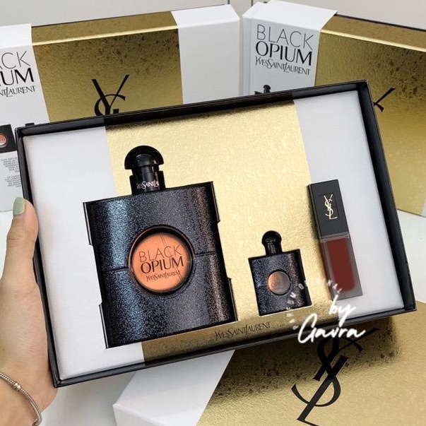 Parfum Original YSL Yves Saint Laurent Black Opium EDP Gift Set