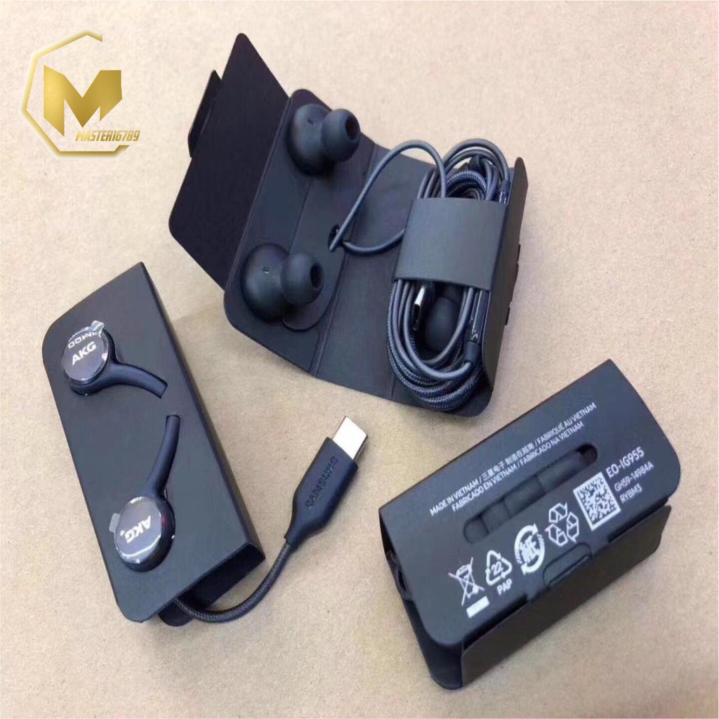 BM038 TIPE C a90 a80 note10 10+ note20 s20 s20+ s21 s22 s22ultra a73 z flip 3 zflip 4 z fold 3 z fold 4 headset Hf headsfree  earphone Samsung tipe c  Tuned by akg original MA188