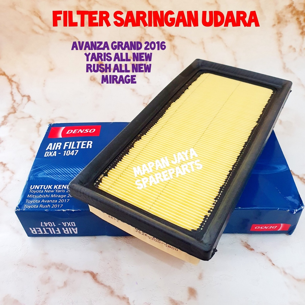 DENSO FILTER UDARA - AVANZA / XENIA (2016-2021) / MIRAGE / ALL NEW YARIS / NEW RUSH