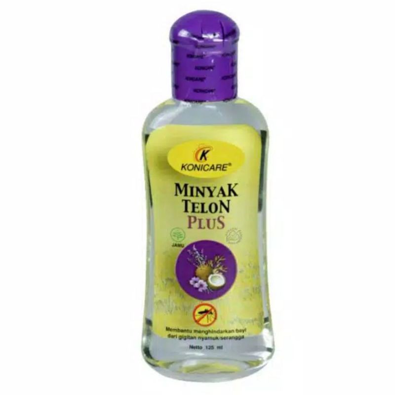 minyak telon konicare 125ml kuning / ungu / kayu putih / kayu putih plus / lemongrass