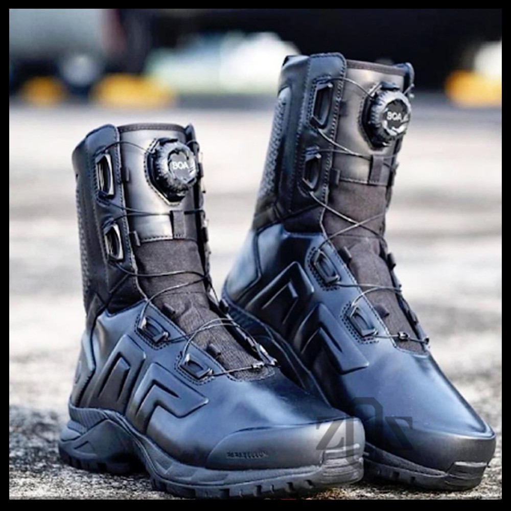 Sepatu Parabellum Centurion TNI POLRI Militer Tactitial Black