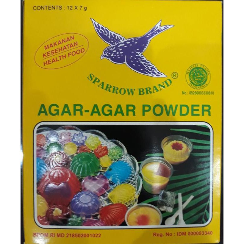 

Silahkan Order] Agar-Agar Powder Sparrow Brand Kotak
