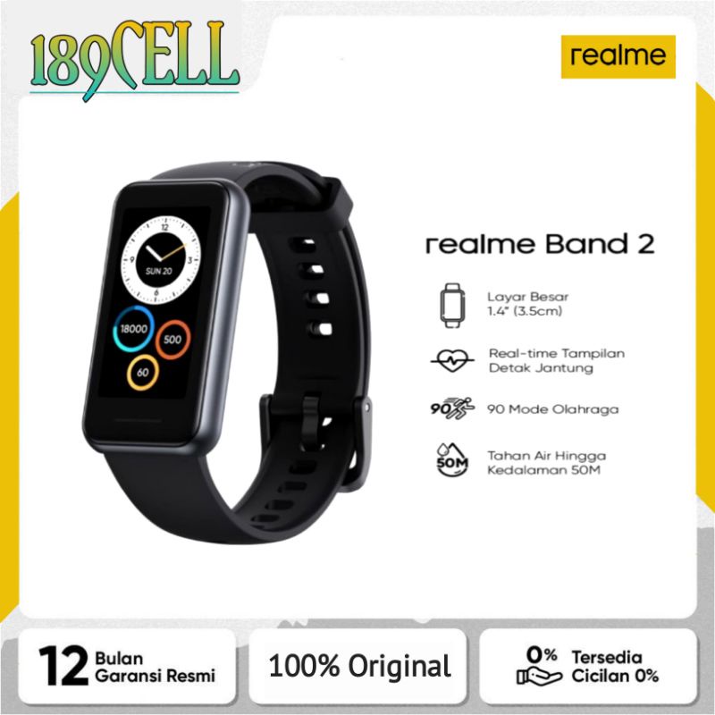 Realme Band 2 SmartBand (1.4&quot;) Large Color Display &amp; Blood Oxygen