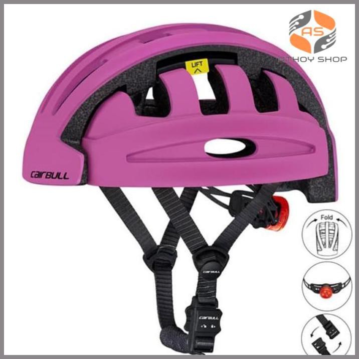 Cairbull Find Helmet Portable - Helm Lipat - Helm Brompton Hitam BISA COD