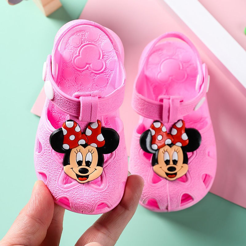 LittleAaron HAPPY MK Sepatu Sandal Anak Laki Laki Perempuan Bahan Karet Model Lucu 0-5 Tahun Import