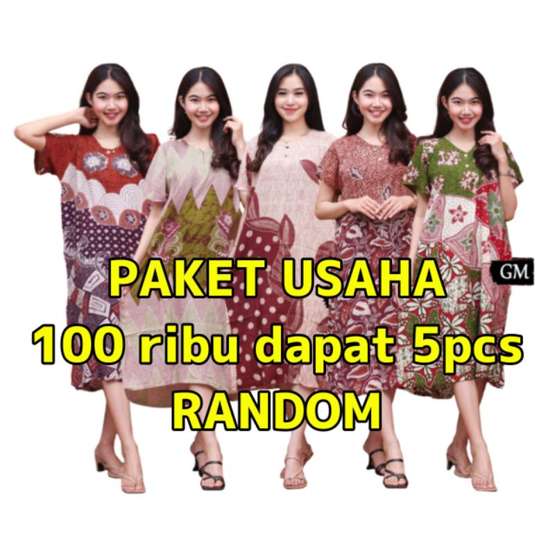 PAKET USAHA . Daster kaos murah meriah merakyat