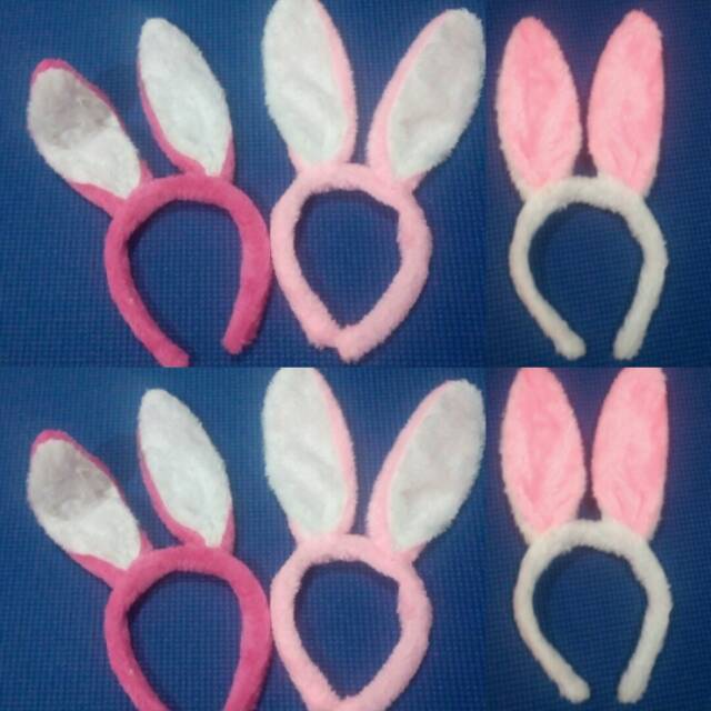 Bando kuping kelinci bulu