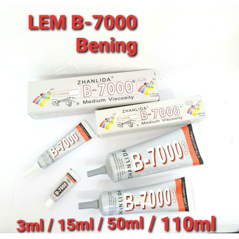 

LEM LCD TOUCHSCREEN / LEM B7000 3ml/15ml/50ml/110ml / Lem B 7000 Bening