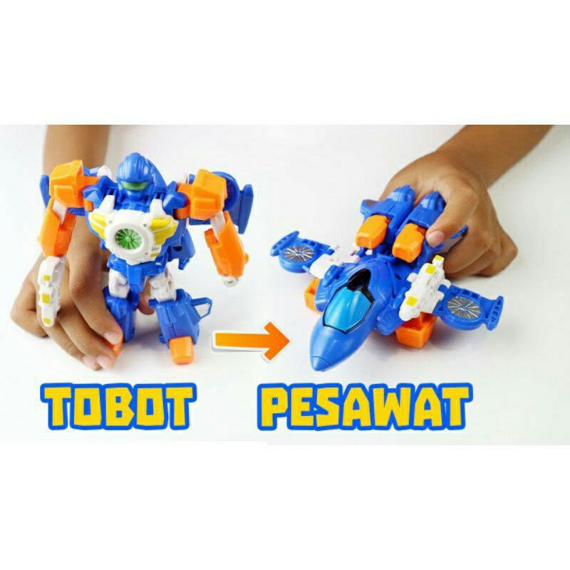 New Bisa Cod/Mainan Tobot Generasi Ke 2/ Mainan Tobot Pesawat Tempur/ Tobot Pesawat Murah