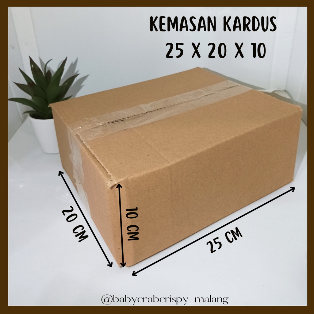 

Kardus Packing Ukuran 25 x 20 x 10 (1 kg)