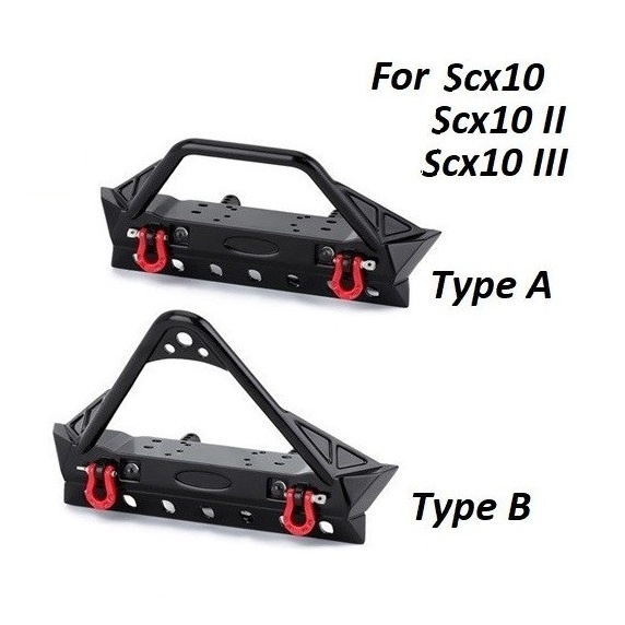 Metal Stinger Front Bumper with LED Light Axial SCX10 SCX10ii scx10iii