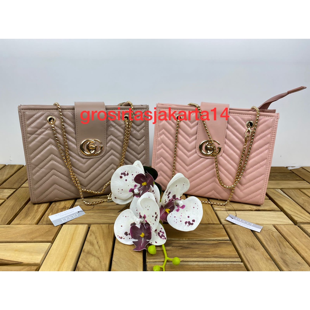 PRODUK BEST SELLER!!! TAS SELEMPANG WANITA KOTAK KUNCI CG BORDIR / TAS FASHION WANITA TERBARU IMPORT